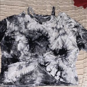 Tie dyed crop top